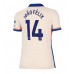 Maillot de foot Chelsea Joao Felix #14 Extérieur vêtements Femmes 2024-25 Manches Courtes